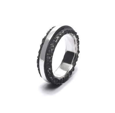 Japanese Silver Ring - US Size #5.5 (Material: Silver925; Made by Kudo Shuji)