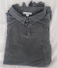 James Perse Polo Men Size 3 Gray
