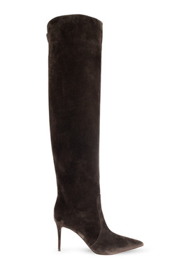 GIANVITO ROSSI Hansen Brown Suede 90mm Boots New & Authentic