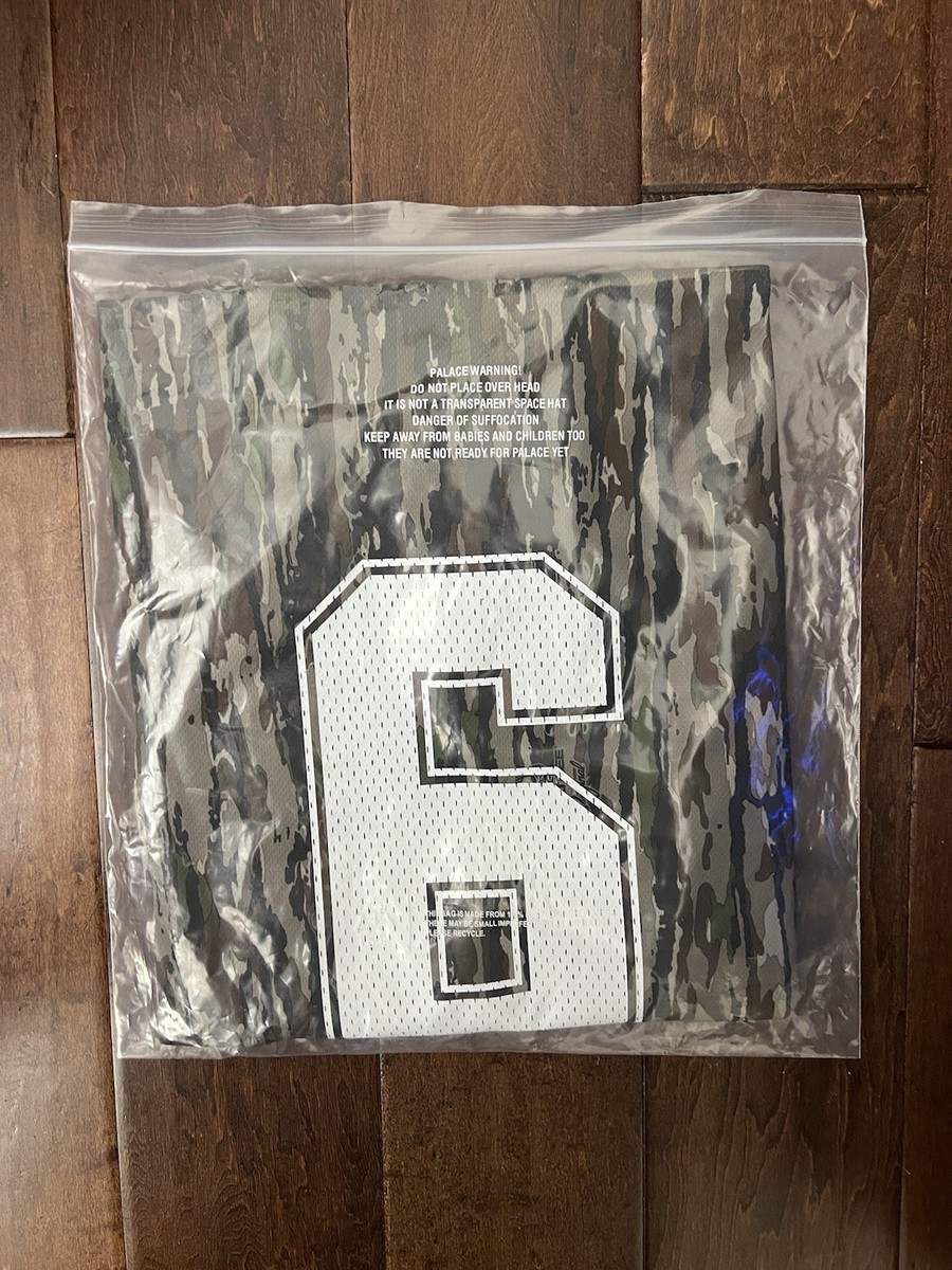 Palace SS26 Nein Mesh Football Jeresy Realtree Camo Mens Size