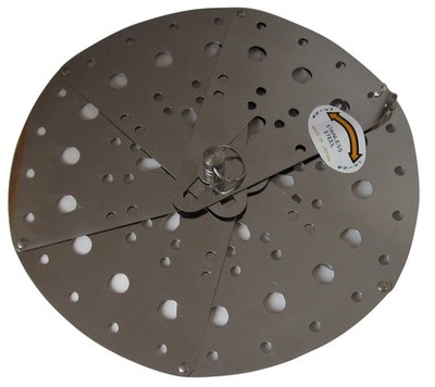 Shimomura Industry Diameter 5.7 - 9.1 x Height 1.0 inches, Silver 