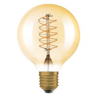 Osram LED Lampe G80 E27 7W 600Lm 2200K Dimmbar Vintage Warmweiß Oval 320°