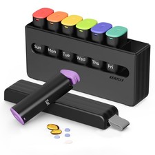 Weekly Pill Organizer 2 Times a Day - Am Pm Pill Box 7 Day, Large Twice Medic...