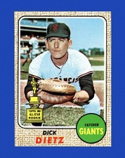 1968 Topps Set-Break #104 Dick Dietz NM-MT OR BETTER *GMCARDS*