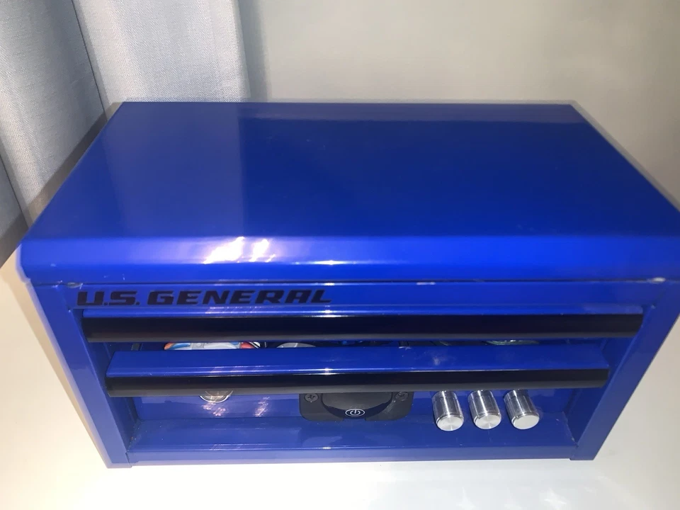 Mini caja de herramientas Bluetooth personalizada U.S. General - 11” x 6” x 6” Foto 4 de 4