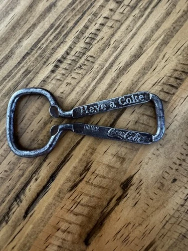 Early heavy metal Vintage Coca Cola Bottle Opener HAVE A COKE -DRINK Coca-Cola