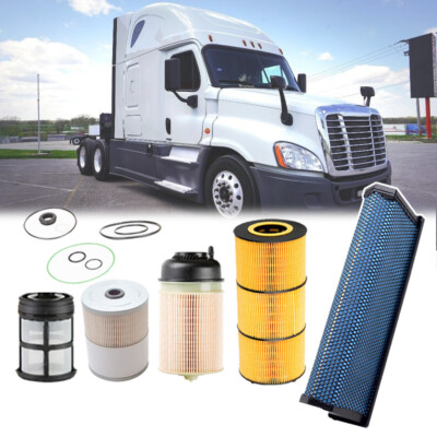 Engine Air Filter Kit Fits For Freightliner Cascadia DD Series DD13 DD15 DD16