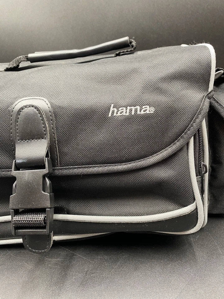 Bolso de Hombro Grande para Cámara Hama - Negro Estuche Grande Calidad Bolso de Mano Foto 3 de 4