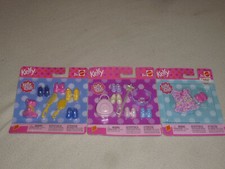 NEW ON CARD BARBIE KELLY CLUB SHOES LOT OF 3 MATTEL 2002 NOC 47625 CROWN COMB >>