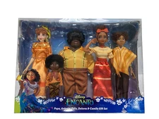 Disney Encanto Doll Set, Pepa Felix Delores Camilo Gift Set, 6 Piece Set