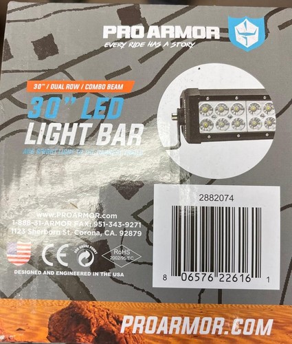Polaris 2882074 Pro Armor 30" Dual Row LED Light Bar Kit - Bild 2 von 7