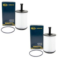 ÖLfilter 2 X SCT SH4771 L FüR VW Golf Passat Audi A3 A4 A6 Skoda Yeti Seat Ibiza