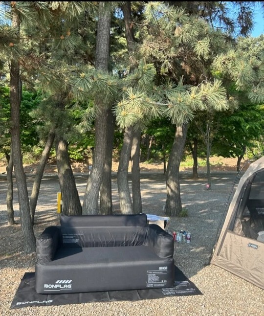 BONFLAG TACTICAL AIR BED 1P オリーブ Tactical Air Bed 1p : Camping Gear, Air Sofa, Premium
