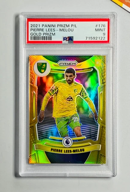 Panini Prizm PSA 9 Pierre Lees Melou Gold Refractor 10/10 - #176 2021