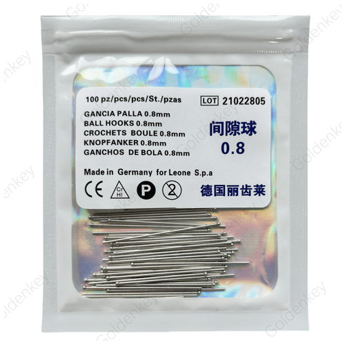 Dental Ball Retainer Orthodontic Clasp Anchor Teeth Position Hold 0.7/0.8/0.9 - 第 15/17 張圖片