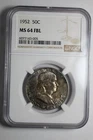 1952 Franklin Half Dollar NGC MS64 FBL Toned #005