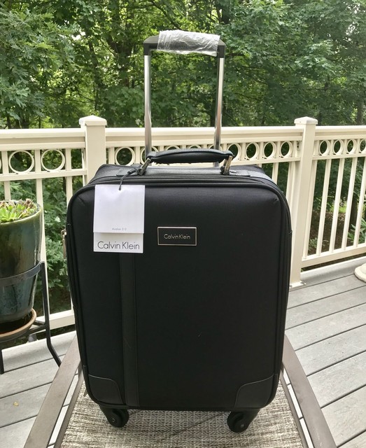 black calvin klein suitcase