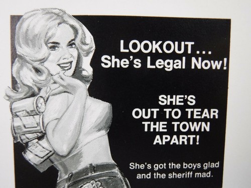 Sixpack Annie Film Mini Werbeblatt Vintage Werbung Poster Film Clip Art - Bild 2 von 7