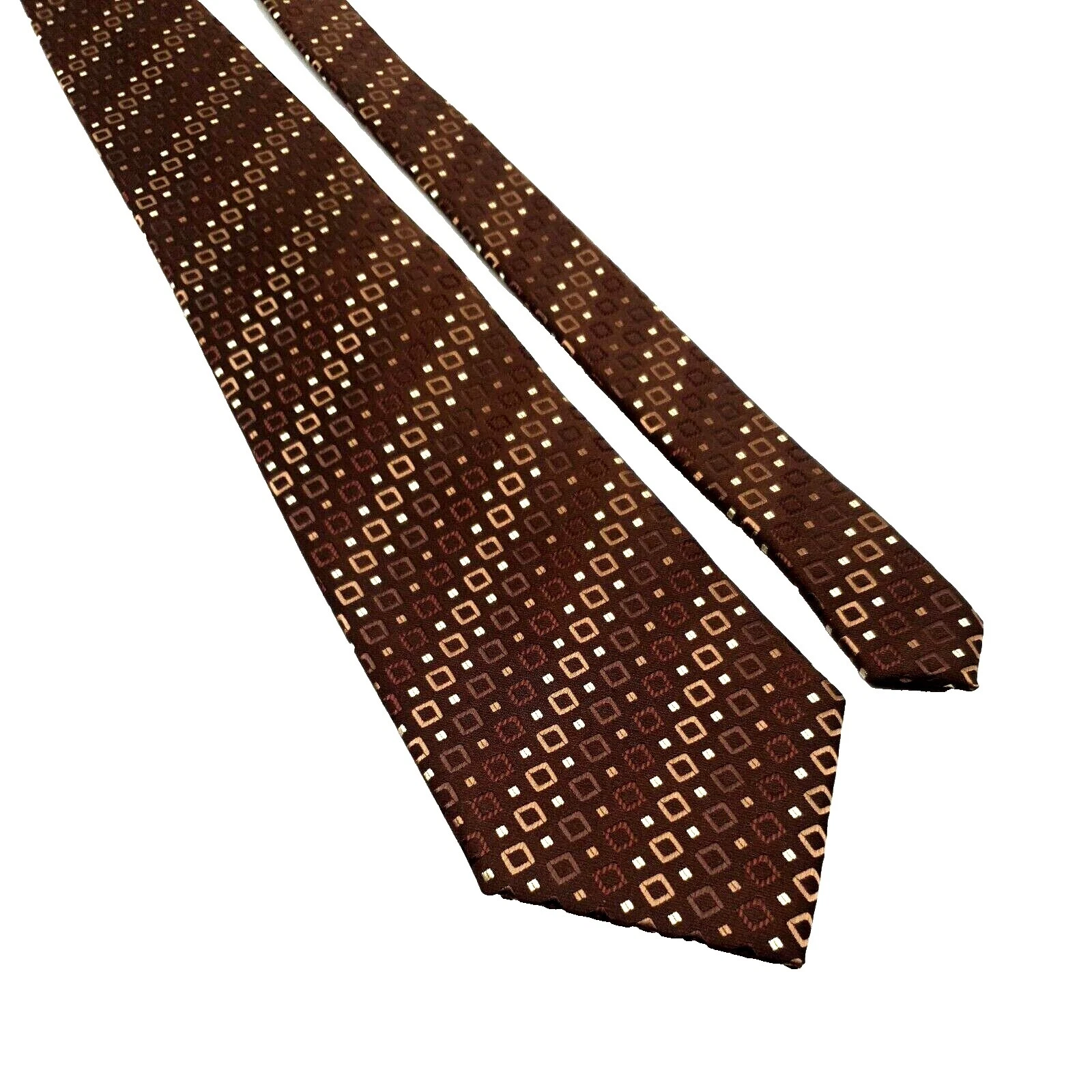 Lazos geométrica marrón Microfibra para hombres