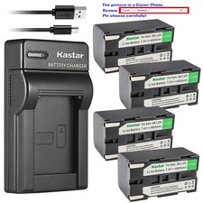 Kastar Battery Slim Charger for Samsung SB-L320 Samsung VP-L900 Camcorder