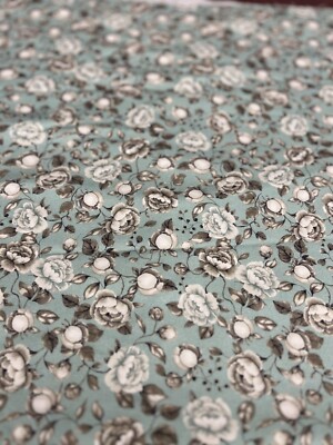 Poly Viskose bedruckt Kleid Shirt Handarbeit gemustert Stoff 150cm breit 4 Meter
