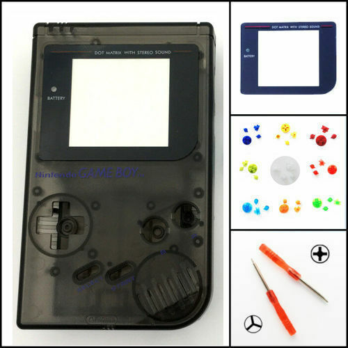 Tasti Di Ricambio Neri Per Gameboy DMG-01 | Set Completo Con D-Pad E Pulsanti A/B | Parti Di Ricambio Originali - 5