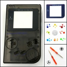 Nintendo Game Boy Original DMG-01 Replacement Housing Shell Clear Black BUTTONS