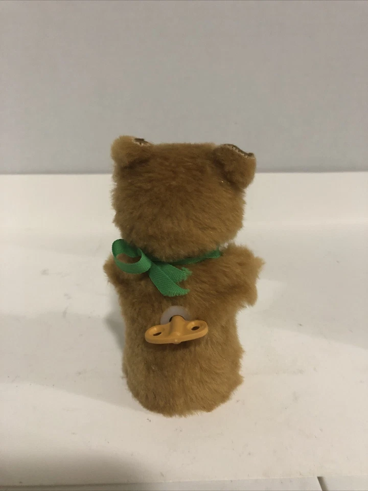 Oso de juguete de cuerda original CARL de colección giratorio Alemania Occidental con caja de paquete Foto 3 de 4