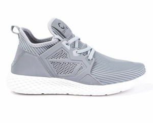 grey mesh trainers