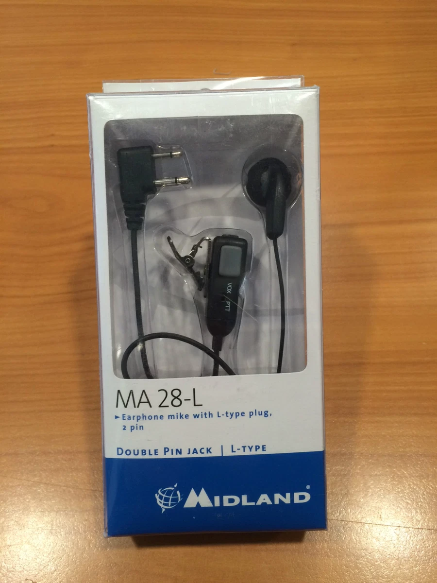 Midland microfono auricolare MA21-L PRO vox ptt per G5XT G7 G8 G9 - C1496
