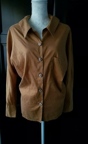 ZARA CAMEL SHIRT SIZE L | eBay