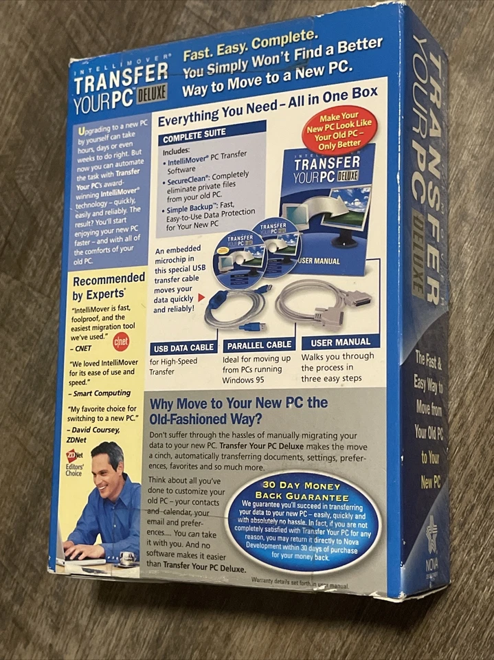Nova Development IntelliMover Transfer Your PC Deluxe - Authentic **New Sealed** - Image 2 of 2