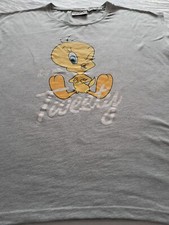 Looney Tunes- T-Shirt- Kurzarm- Grau- Größe M- Sonderangebot-