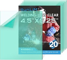 20Pcs - 4.5" X 5.25" - Universal Welding Helmet Hood Clear Lens Cover Outside