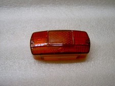 LAMBRETTA REAR LIGHT LENS WITH CENTER HOLES MARKED TIPO CEV