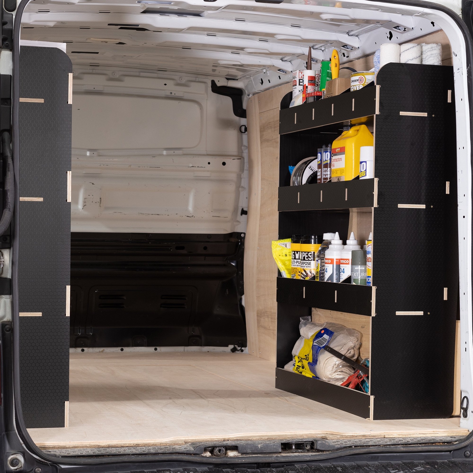 Nissan NV300 / Primastar L1 (SWB) 2016+ Double Rear HEXABOARD Van Racking