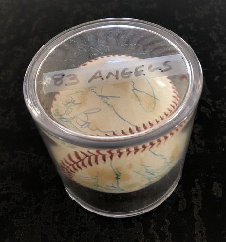 Vintage 1983 California Angels Seattle Mariners Signed Rawlings Baseball 16 Auto - Picture 8 of 8