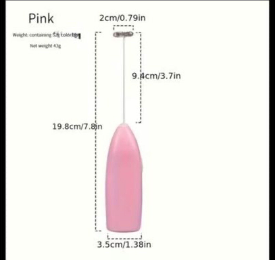 Milk Frother Drink Foamer Electric Whisk Mixer Stirrer Egg Beater Coffee-image