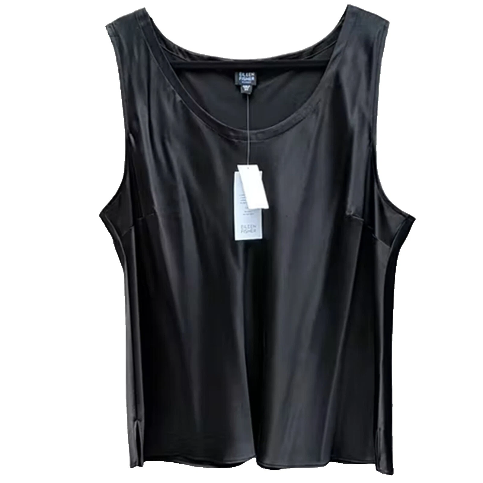 Camisetas sin mangas sólido Eileen Fisher Formal para mujeres