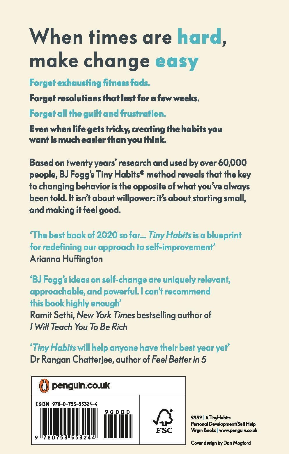 Thumbnail - Tiny Habits | Why Starting Small Makes Lasting Change Easy | B. J.