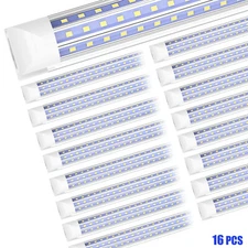 16 Pack T8 8FT LED Tube Lights 120W 8 Foot LED Shop Garage Workshop Light Bulbs