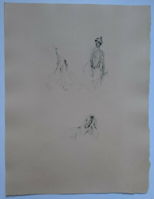 Woman Peacock HENRI LE RICHE Engraving on Japan XXth | eBay