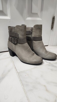Ecco Gray Leather boots