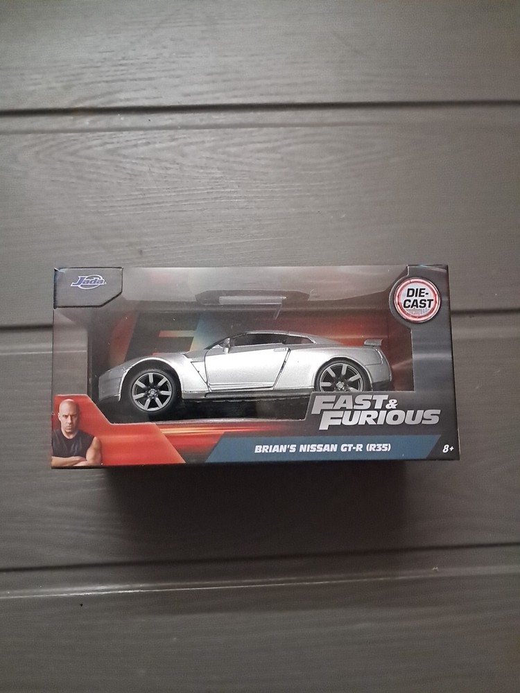 Fast & Furious Brians Nissan GT-R (R35) Jada 1:32 Diecast Model Car Damaged
