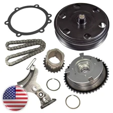 Water Pump Timing Chain Kit Cam Gear For Cadillac Chevrolet CTS Tahoe Yukon 5.3L