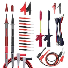 26pcs Multimeter Test Lead Kit Potentiometers Alligator Clip Test Plug Probe Pen