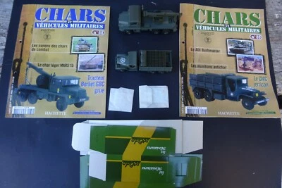 Solido 1/50,GMC jerrican, Berliet GBC grue , édition Hachette , WW2, n° 88 - 89 - Photo 1/4