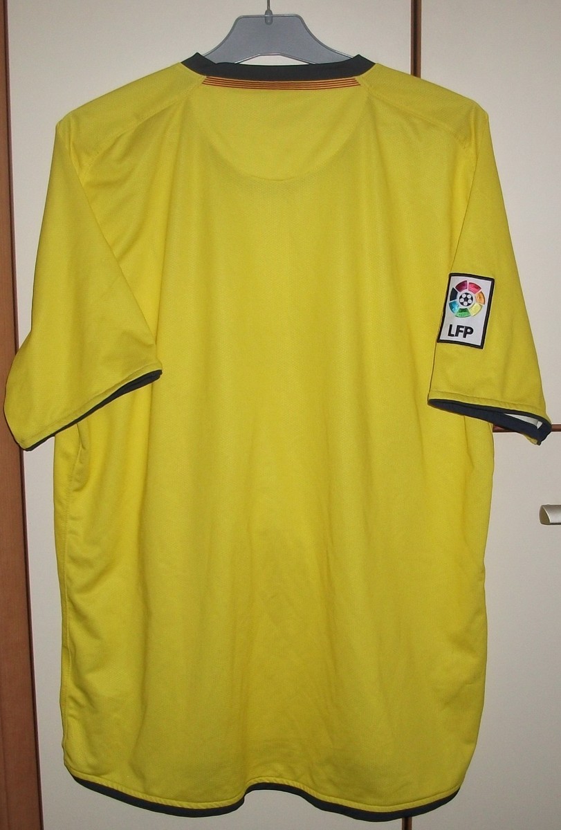 FC Barcelona Nike イエローアウェイ 多分2005/06 FC Barcelona 2008 2009 Away Football Soccer shirt jersey
