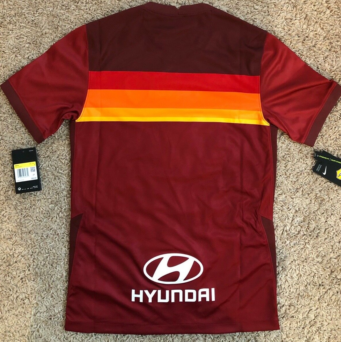 Nike A.S. Roma Home Soccer Jersey Size S XL | eBay