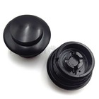 Pop Up Gas Cap Vented Fuel Tank Cap Set reverse thread For 1982 2010 Harley Blac